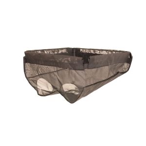 black mesh hopper bag