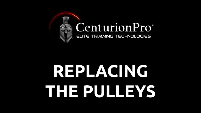 Replacing the Pulleys