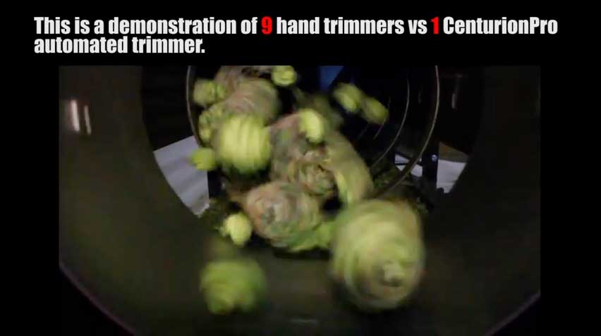 9 Human Trimmers vs 1 Centurion Pro